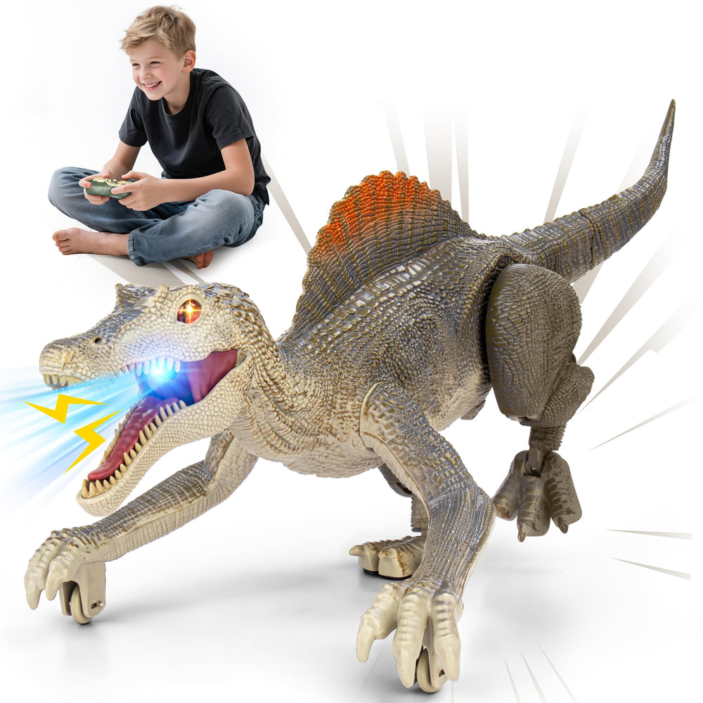 Bokigibi RC dinosaur toy with walking motion for immersive play