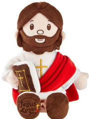 BOKUFLY Jesus plush doll with lifelike face embroidery for comforting companionship