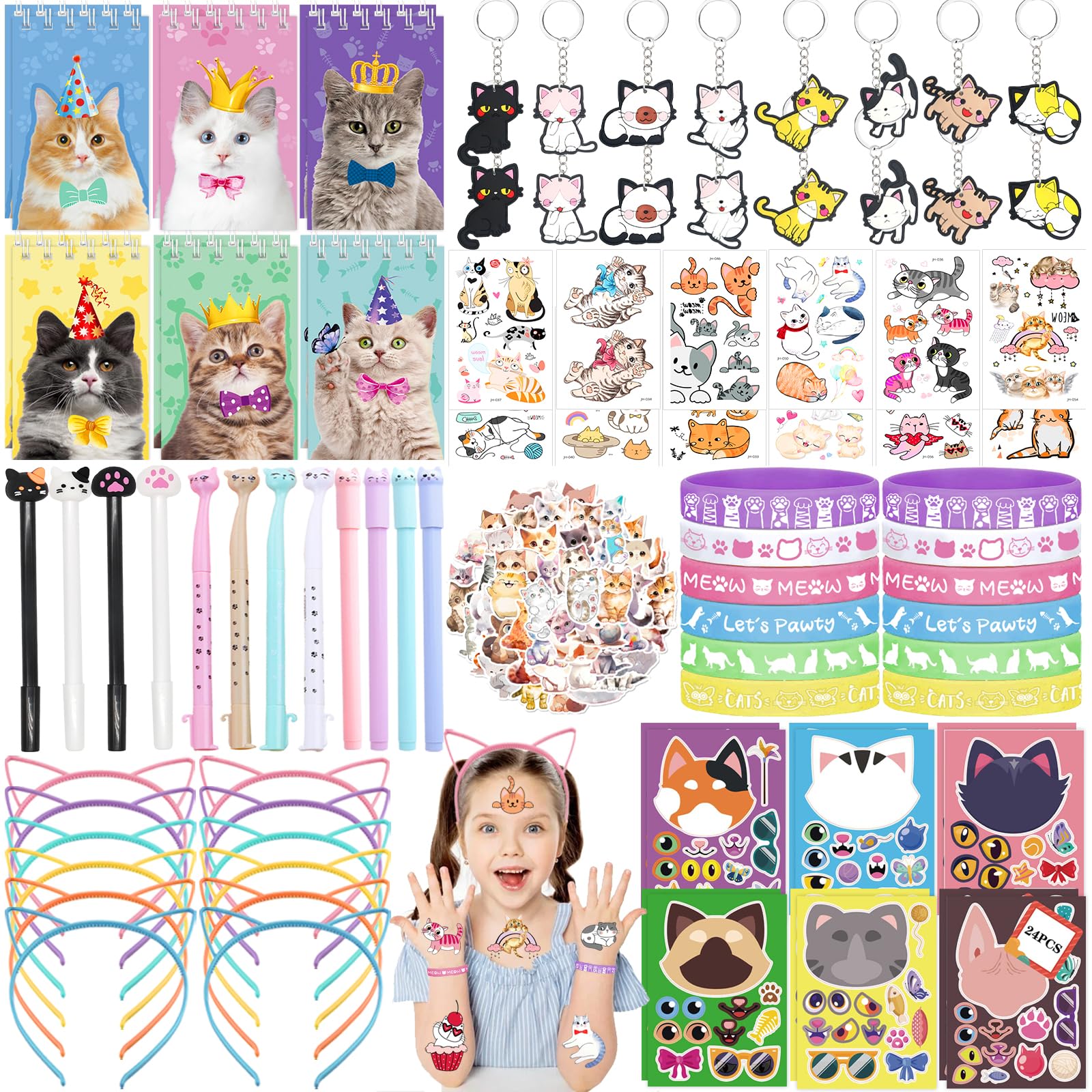 Bolake cat headbands add cute party flair for photos and dress-up.