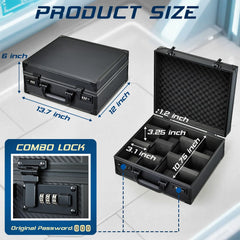 boldblox Card Storage Box interior with foam dividers keeps cards organized