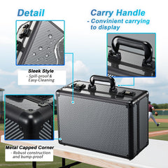 boldblox four-row tray with foam dividers for quick organization of slabs and top loaders
