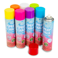 Boley spray chalk blue can for vibrant outdoor art on pavement and grass.