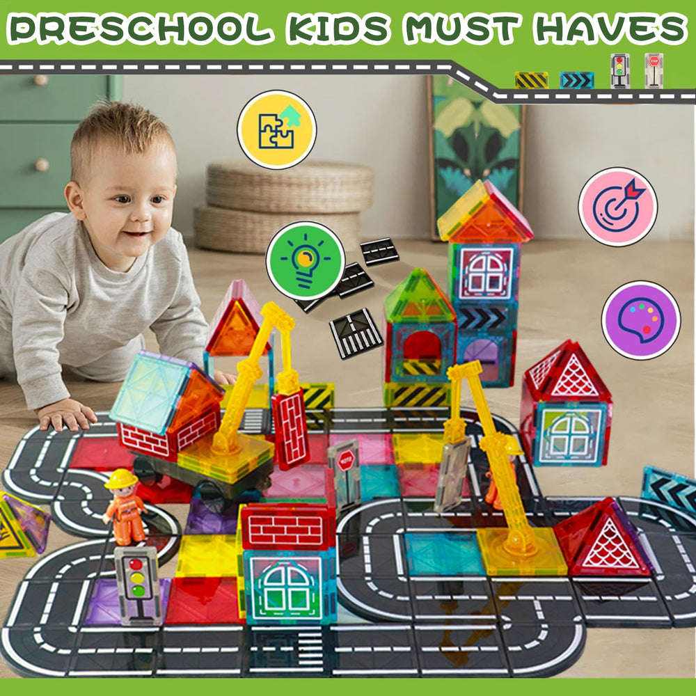 Bolorbt 2D-to-3D build expands spatial thinking during pretend city projects.