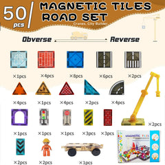 Bolorbt rounded edges magnets prevent rough handling for safer play.