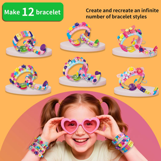 BOLVISEP rubber bands assortment close-up for colorful bracelet designs.