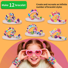 BOLVISEP rubber bands assortment close-up for colorful bracelet designs.
