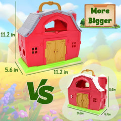 BOLZRA ABS plastic farm figurines are durable and BPA-free for safe, enjoyable play