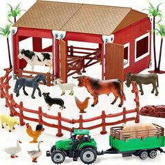 BOLZRA mini toy barn exterior promotes imaginative farm play and storytelling.