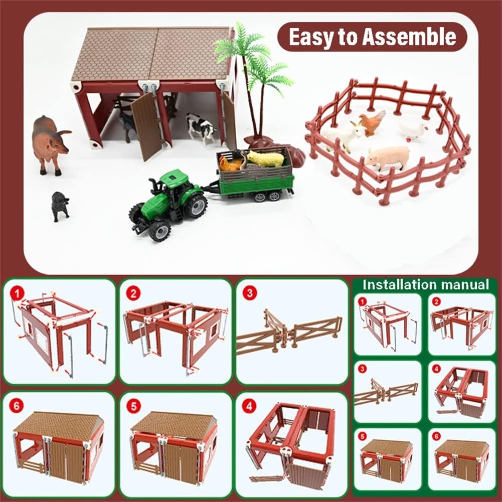 BOLZRA truck with trailer adds portable farm transportation play.