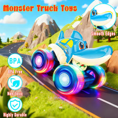 Bolzra bull open-mouth monster truck shows teeth while rolling