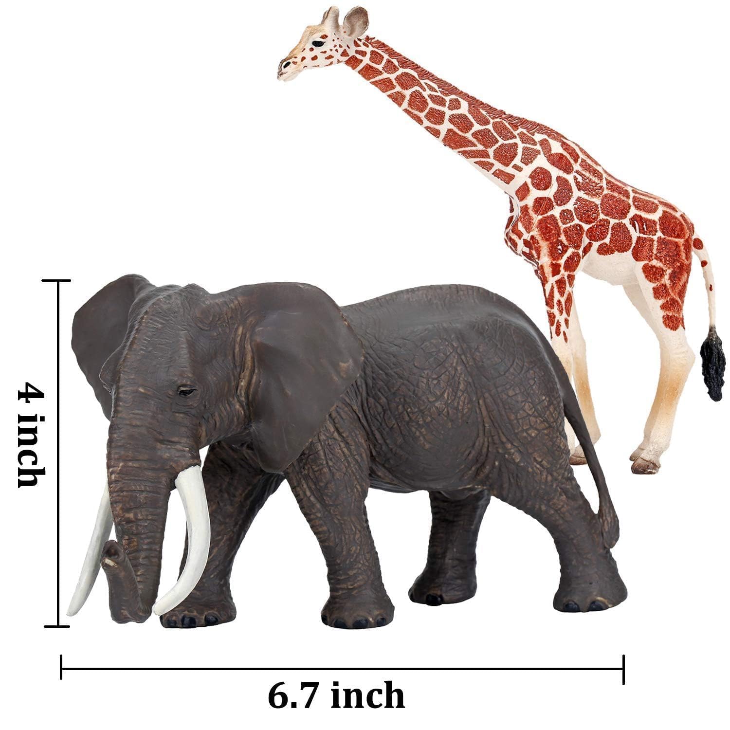 Bolzra safari animals giraffe figure inspires exploration of wildlife
