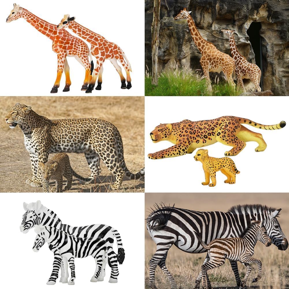 Bolzra safari animals playset diorama ideas for safari scenes