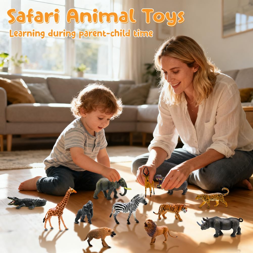 BOLZRA fence blocks help create a sturdy mini zoo layout