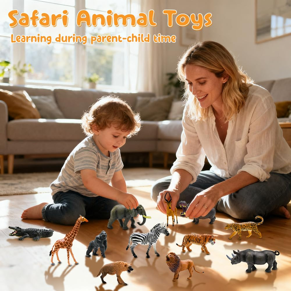 BOLZRA fence blocks help create a sturdy mini zoo layout