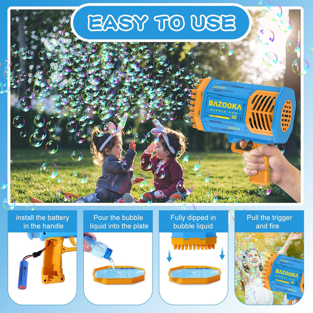 BOMOCO bubble solution refills for extended play sessions