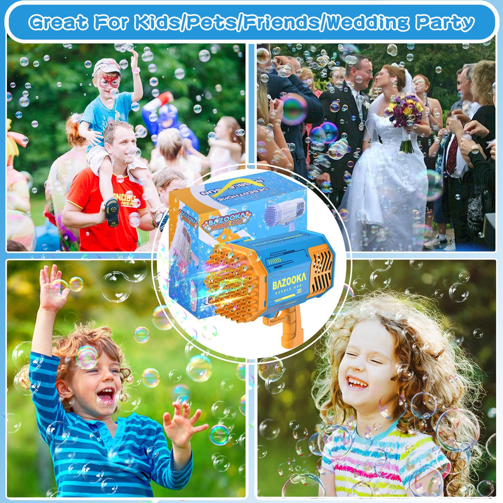 BOMOCO bubble gun at weddings and parties for magical moments