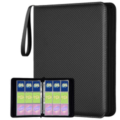 BOMOKS 9-pocket binder front cover for organized card storage and durability
