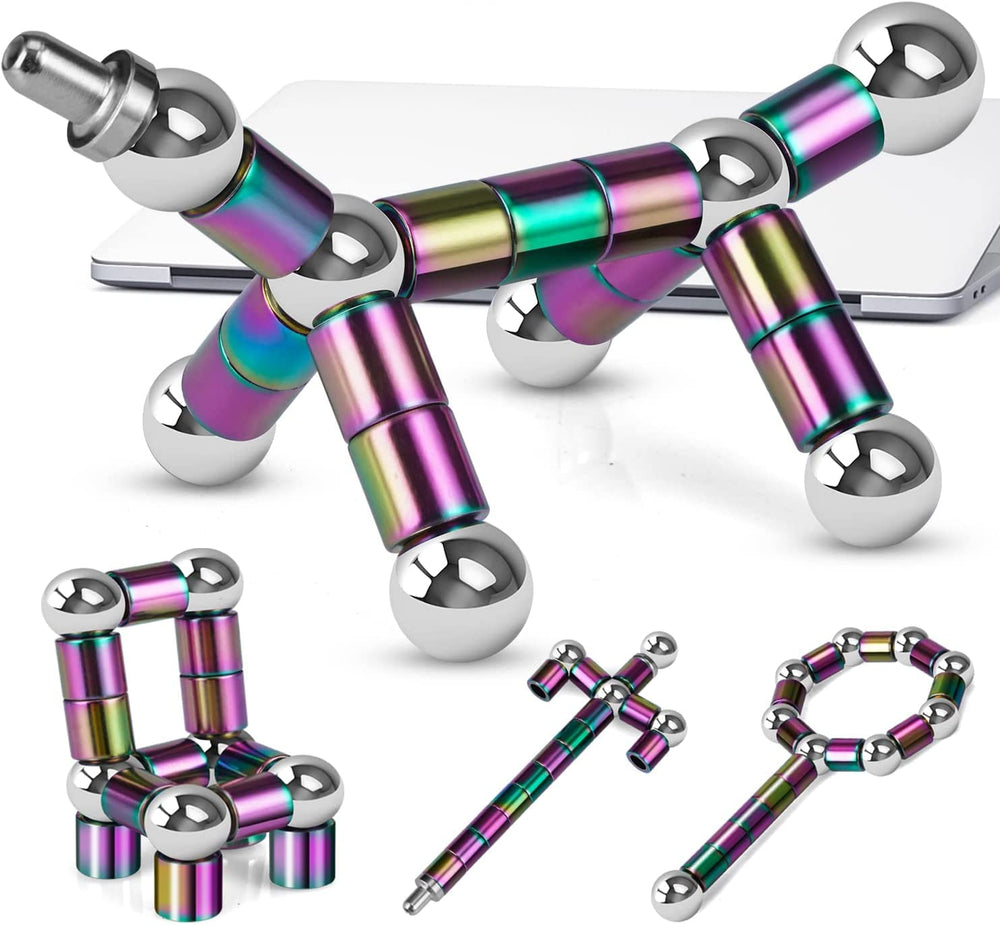 Boncty magnetic pen deformation examples showing shape possibilities