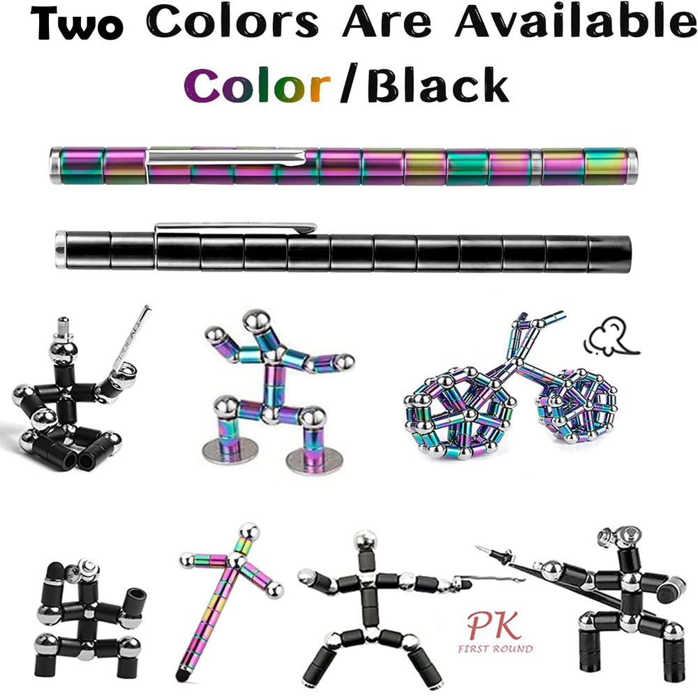Boncty magnetic pen in use shows modular, desk-friendly play