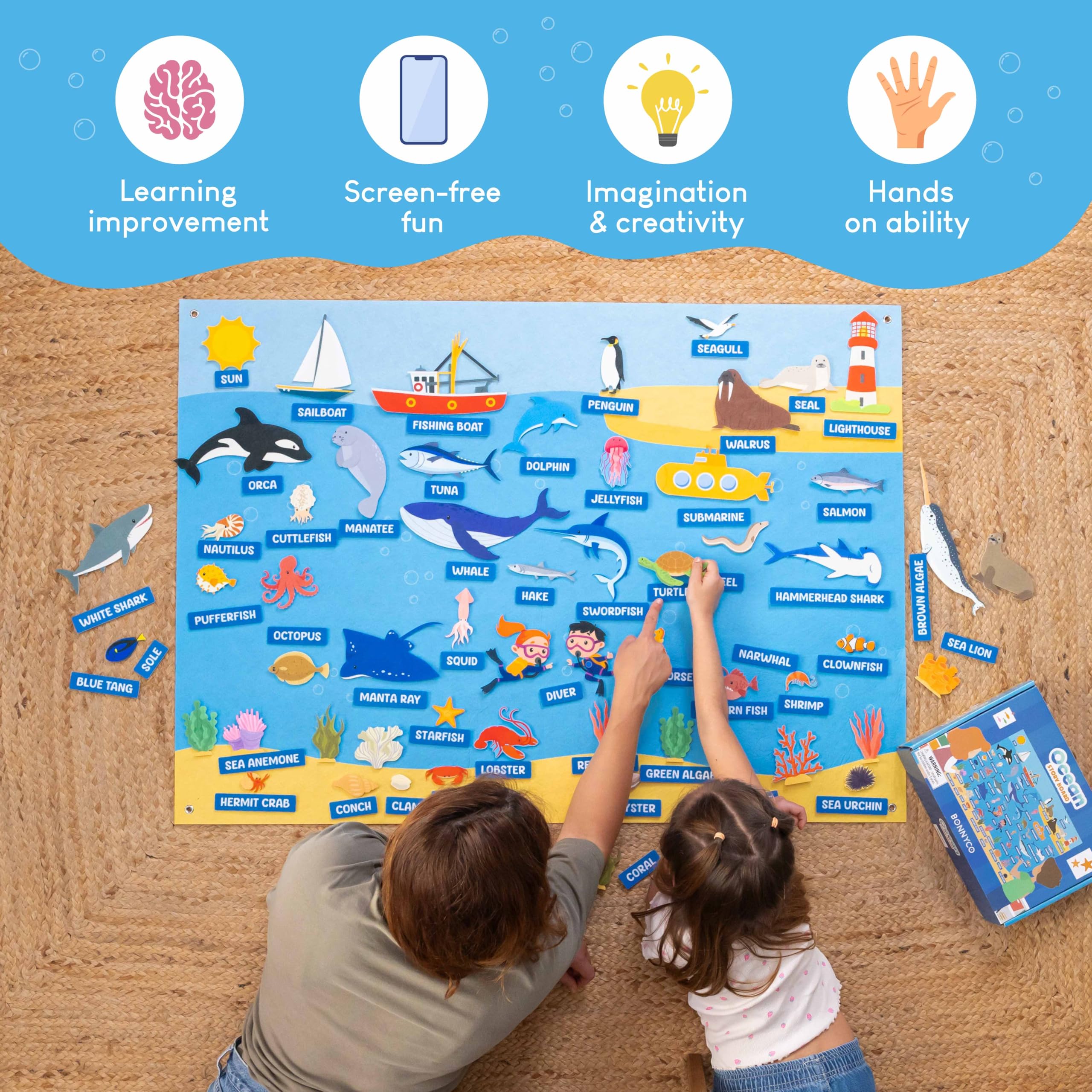 BONNYCO diver kids figures invite role-play and storytelling during playtime.