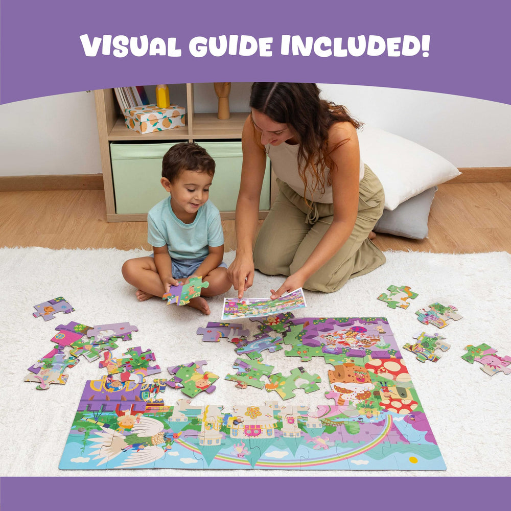 Bonnyco fairies and elves detail enhances focus and spatial awareness on the floor.