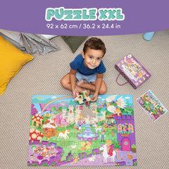 Bonnyco puzzle with princesses inspiring creative play and setup.