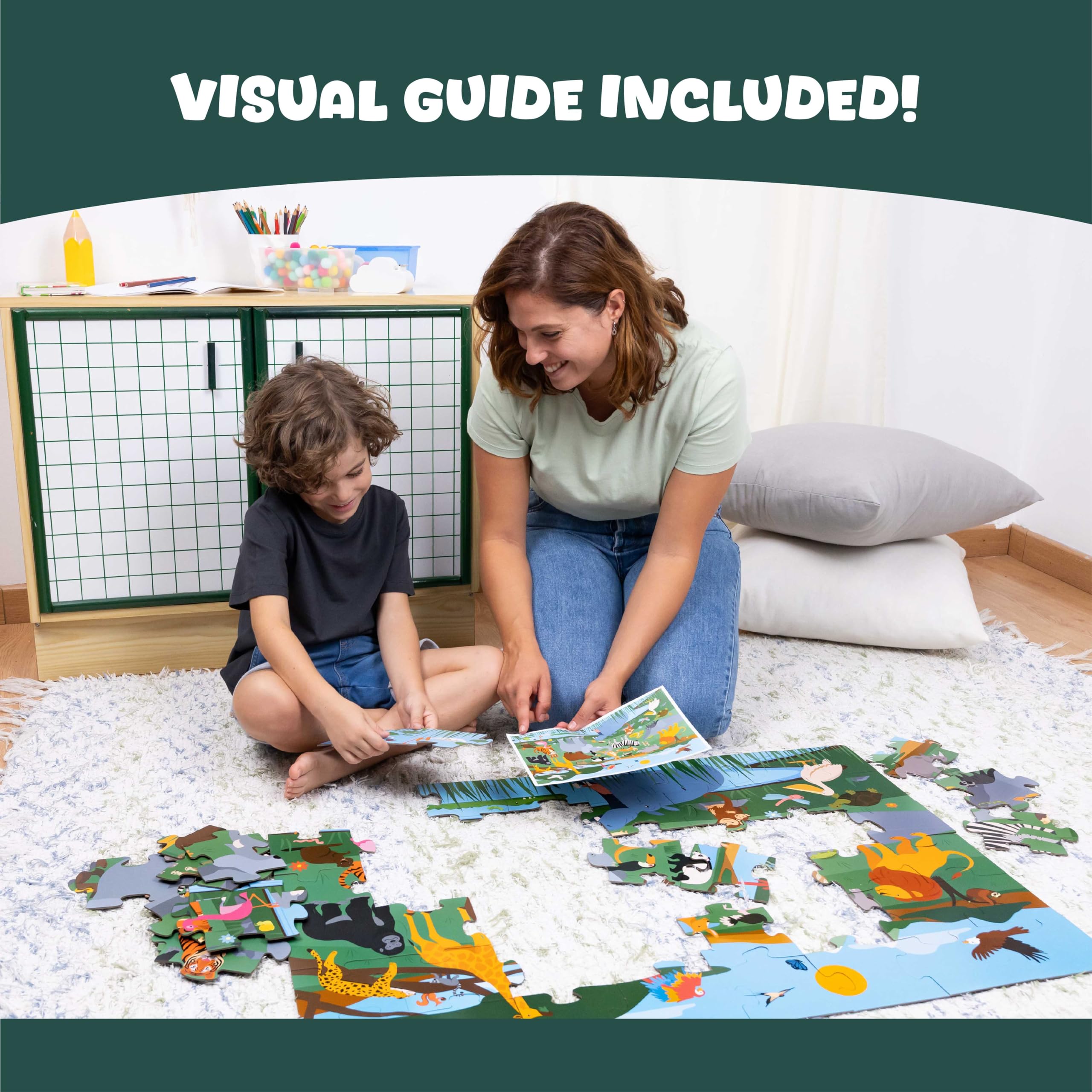 BONNYCO hippopotamus puzzle offers a screen-free activity for ages 2–8
