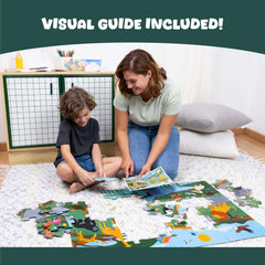 BONNYCO hippopotamus puzzle offers a screen-free activity for ages 2–8