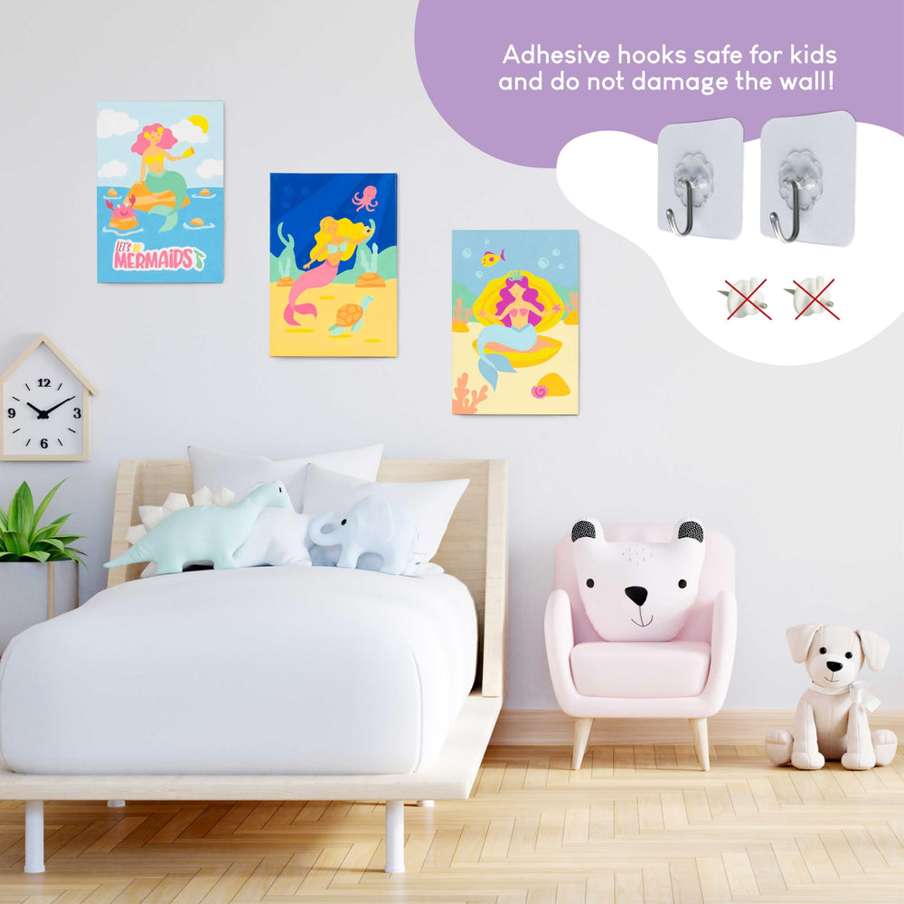 BONNYCO Mermaid canvas 5 vivid colors spark creativity in kids
