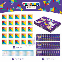 BONNYCO Tangram 94-figure guide supports creative figure building