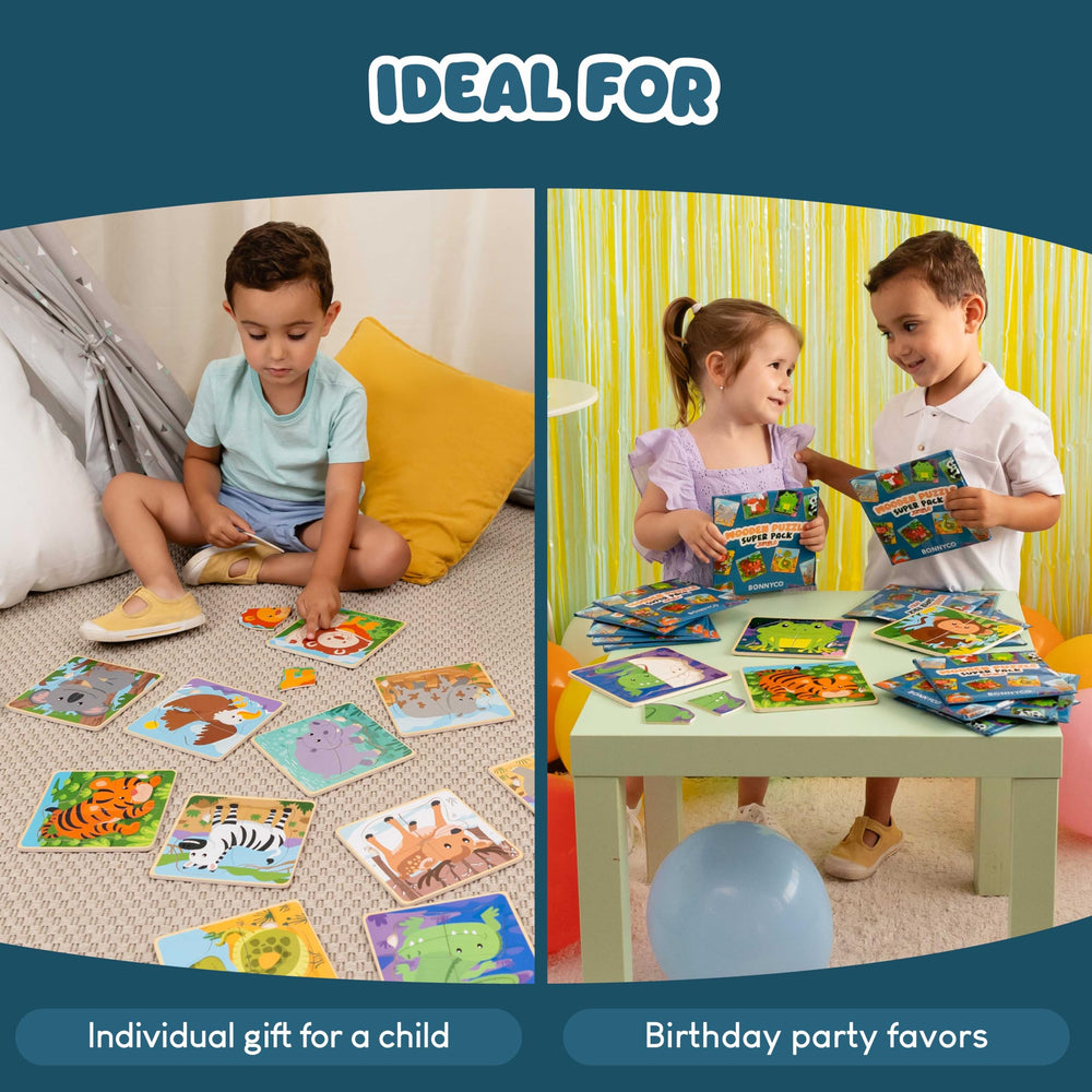 BONNYCO wooden puzzle monkey design inspires imaginative play and dexterity.