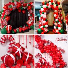 Bonropin 18in red star balloons add festive sparkle