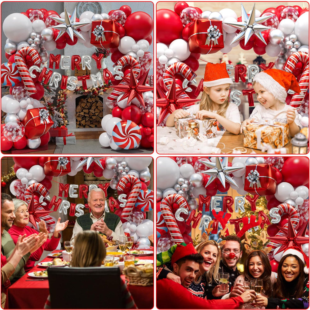 Bonropin explosion star balloons create dynamic focal points and party energy.