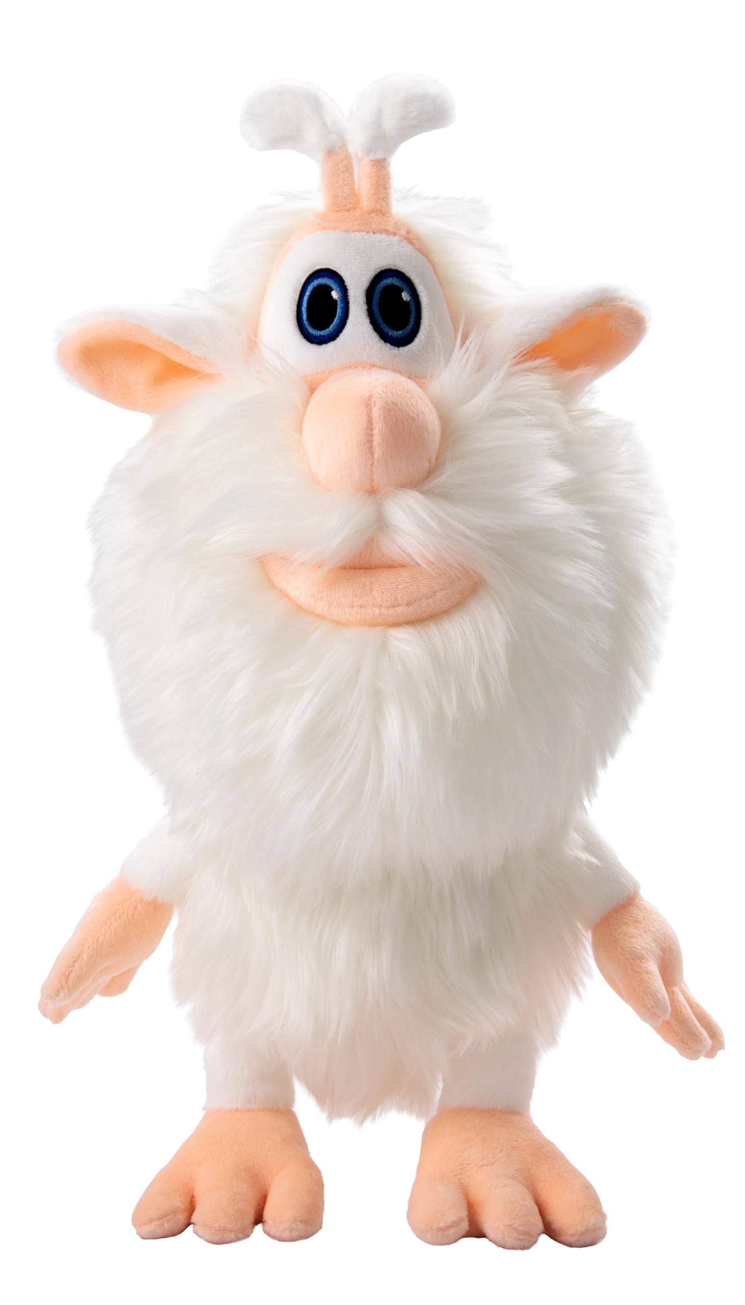 Booba 12in plush toy front view, cuddly companion for imaginative play.