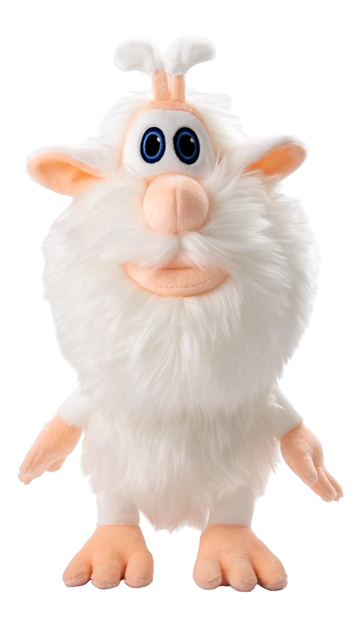 Booba 12in plush toy front view, cuddly companion for imaginative play.