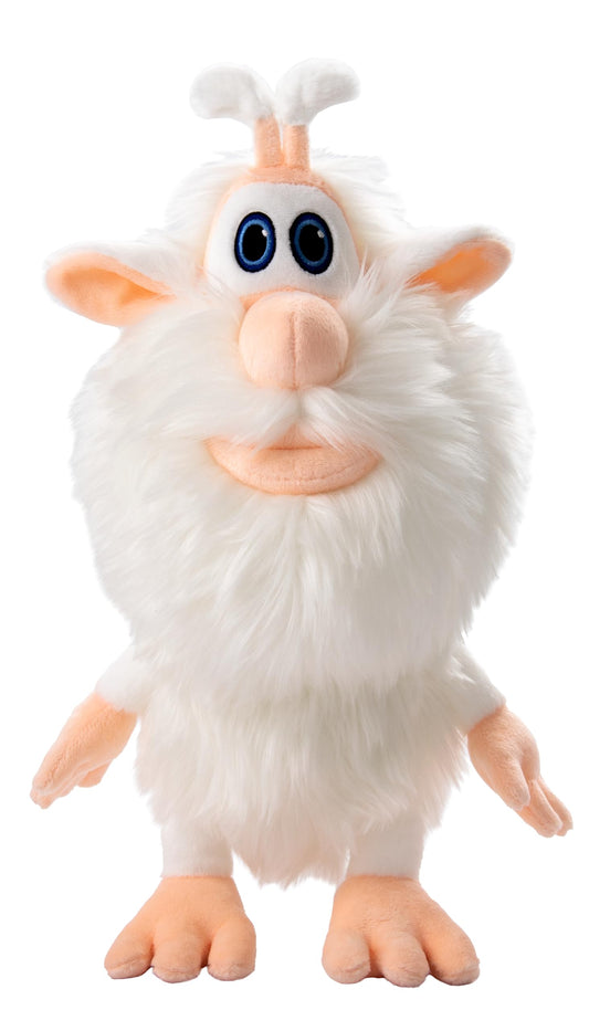 Booba 12in plush toy front view, cuddly companion for imaginative play.