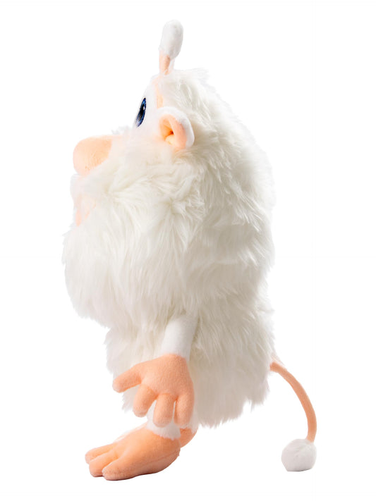 Booba 12in plush toy side view, perfect for cozy hugs and storytelling.