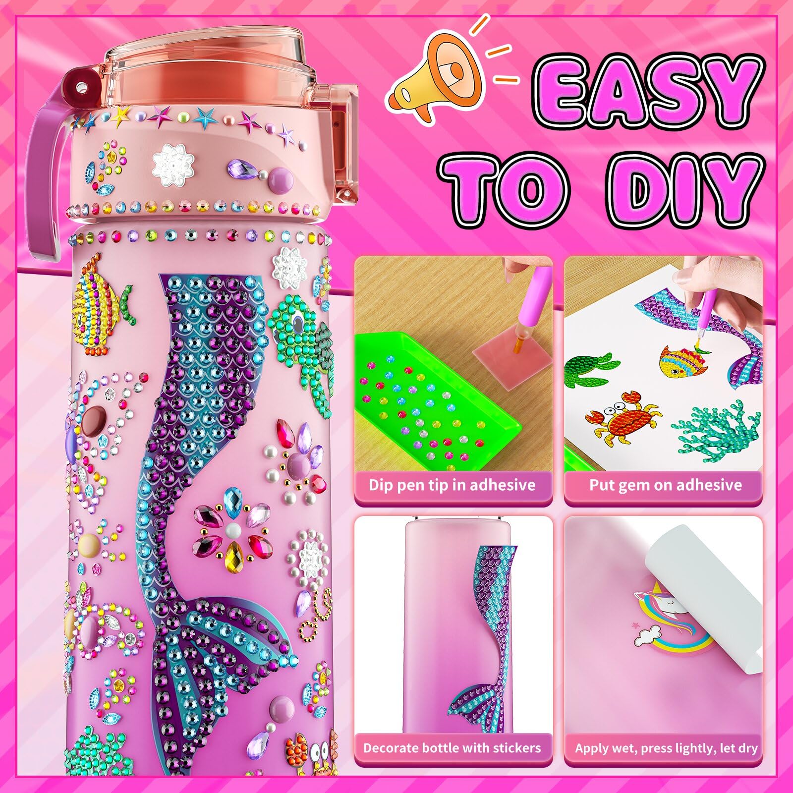BOOH beads and charms kit with cords for bracelet crafts