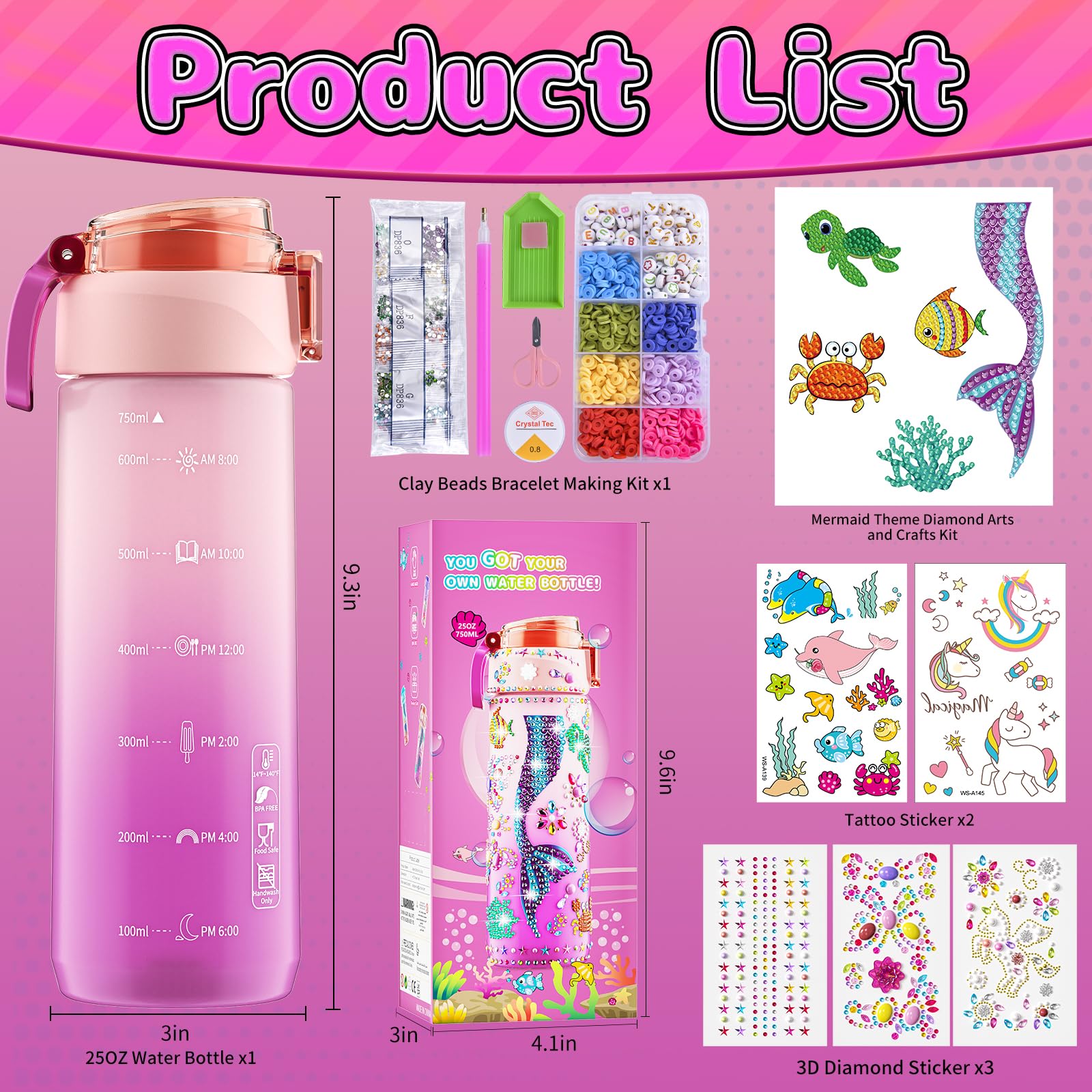 BOOH water bottle wide mouth for easy cleaning and filling