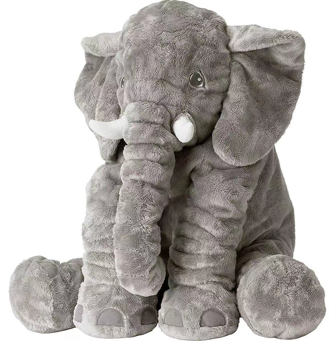 BOOJALOO giant elephant plush packaging shot showing soft texture ideal for gifting