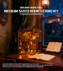 BookTop Dreamy Book Hall kit LED light on adding warm glow