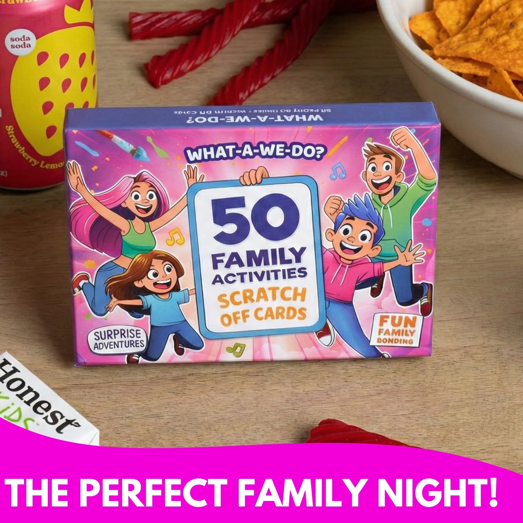 Booky Baby kid-friendly scratch-off ideas on the surface.