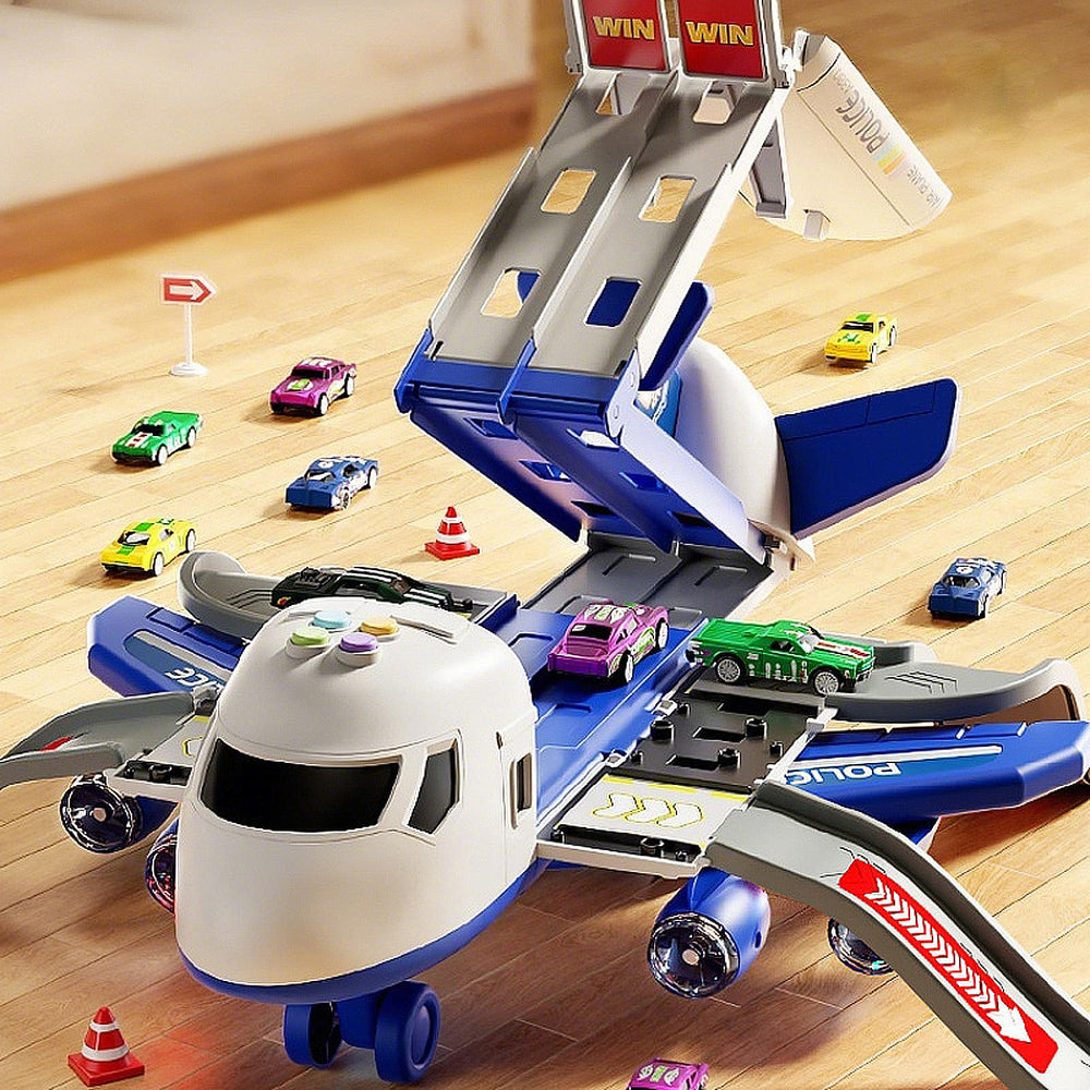 BoomCaCa Foldable 4-Layer Track: compact storage after imaginative play.