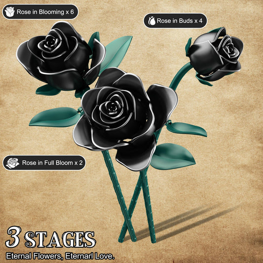 Booyuer bouquet stems adjustable for varied bouquet styles.