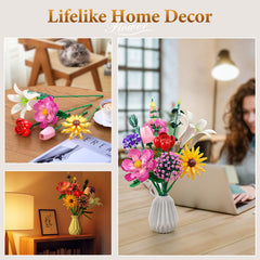 Booyuer DIY bouquet instruction manual guides creative arrangement at home.