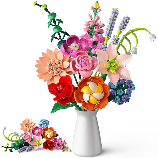 Booyuer Flower Bouquet Assembly demonstrates tactile STEM play and creativity.
