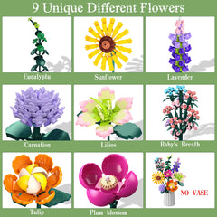 Booyuer sunflower lavender eucalyptus bouquet for vibrant table decor