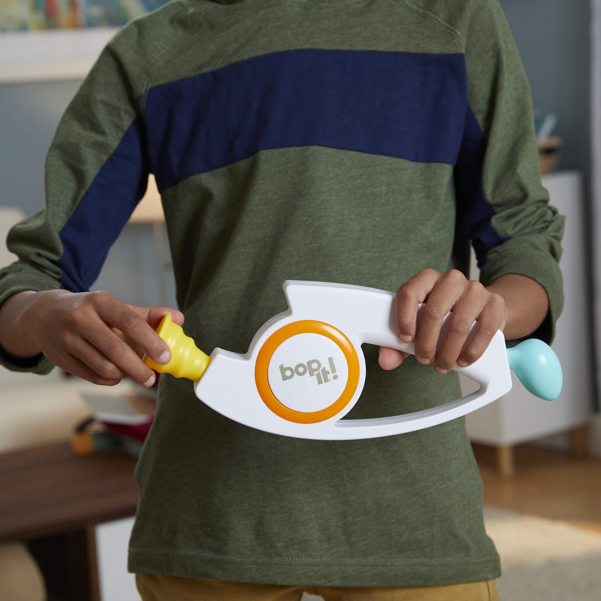 Bop It! compact-portable-design easy to take on trips and gatherings