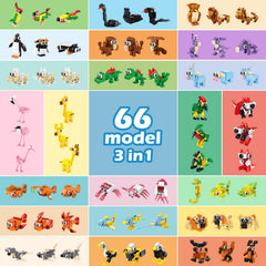 BOPEGOLO animal blocks set fosters group building and collaboration.