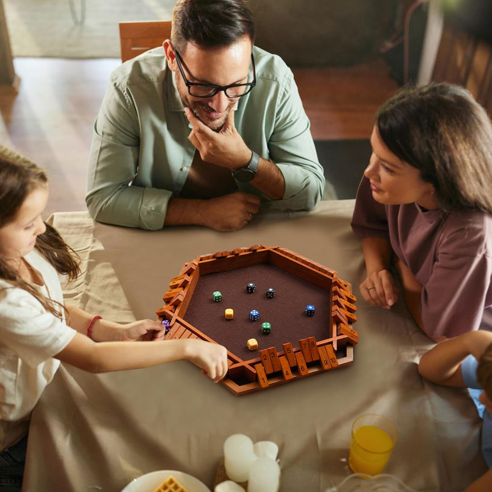 BOPIPA Shut The Box package image shows included dice and tiles for instant play.